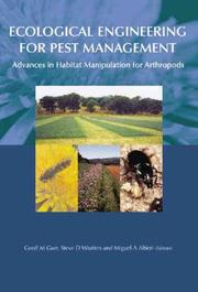 Ecological Engineering for Pest Management by Geoff Gurr