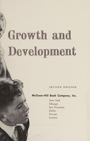 Cover of: Child growth and development.