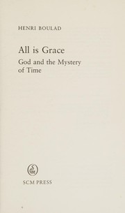 Cover of: All Is Grace