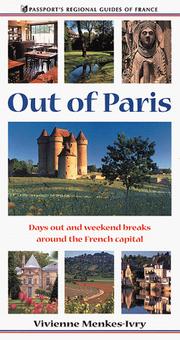 Cover of: Out of Paris | Vivienne Menkis-Ivry