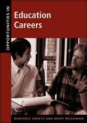 Cover of: Opportunities in Adult Education Careers by Marjorie Eberts