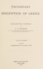 Cover of: Pausanias's Description of Greece. by Pausanias