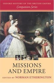 Cover of: Missions and Empire (Oxford History of the British Empire Companion Series)