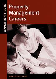 Cover of: Opportunities in Property Management Careers