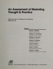 Cover of: An Assessment of marketing thought & practice by editors Bruce J. Walker ... [et al.].