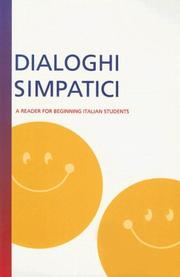 Cover of: Dialoghi simpatici: a reader for beginning Italian students