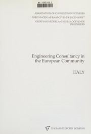 Cover of: Engineering Consultancy in the European Community by Association of Consulting Engineers.