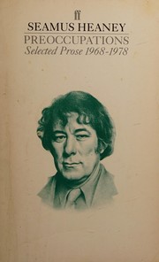 Cover of: Preoccupations by Seamus Heaney