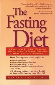 Cover of: The Fasting Diet by Steven Bailey