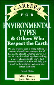 Cover of: Careers for Environmental Types & Others Who Respect the Earth