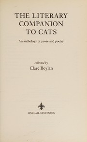 Cover of: The literary companion to cats by collected by Clare Boylan.