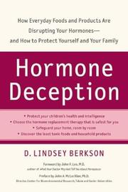 Cover of: Hormone Deception by D. Lindsey Berkson