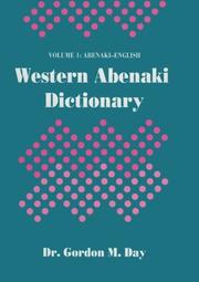 Cover of: Western Abenaki dictionary