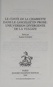 Cover of: Le conte de la Charrette dans le Lancelot en prose: une version divergente de la vulgate