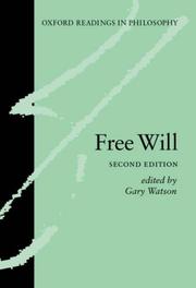 Cover of: Free will