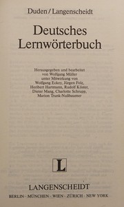 Cover of: Duden-Langenscheidt Deutsches Lernworterbuch