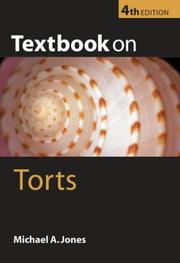 Cover of: Textbook on torts