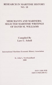 Merchants and mariners by David M. Williams