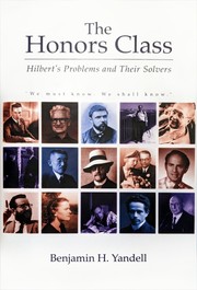 Cover of: The honors class: Hilbert's problems and their solvers