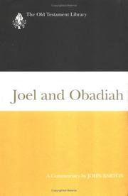 Joel and Obadiah by John Barton