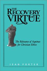 Cover of: Recovery of Virtue