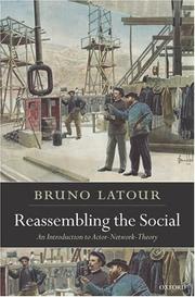 Cover of: Reassembling the Social by Bruno Latour