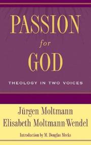 Cover of: Passion for God | JuМ€rgen Moltmann