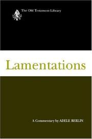 Lamentations by Adele Berlin