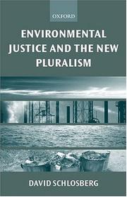 Cover of Environmental Justice and the New Pluralism