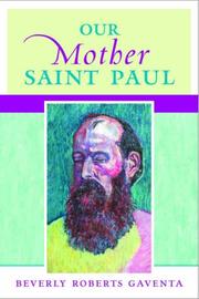 Cover of: Our Mother Saint Paul by Beverly Roberts Gaventa