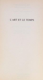 Cover of: L' art et le temps