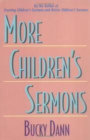 Cover of: More children's sermons