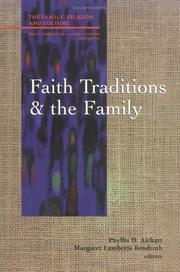 Cover of: Faith traditions and the family