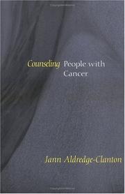 Cover of: Counseling people with cancer