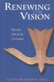 Cover of: Renewing the Vision by Cynthia M. Campbell