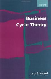 Cover of: Business Cycle Theory