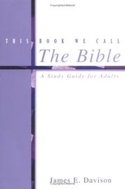 Cover of: This Book We Call the Bible