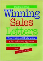 Cover of: Winning sales letters