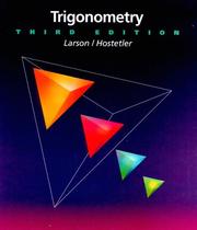 Cover of: Trigonometry by Ron Larson