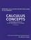 Cover of: Calculus Concepts