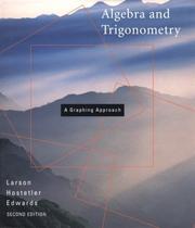 Cover of: Algebra and trigonometry by Ron Larson