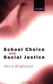Cover of: School Choice and Social Justice | Harry Brighouse