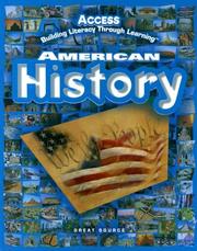 Cover of: American History (Access: Building Literacy Through Learning)