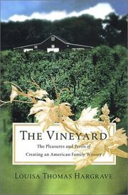 Cover of: The Vineyard by Louisa Hargrave, Louisa Thomas Hargrave