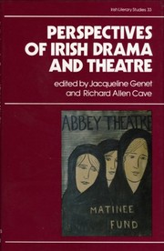 Cover of: Perspectives on Irish drama and theatre
