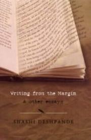 Cover of: Writing from the margin and other essays by Shashi Deshpande