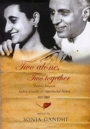 Cover of: Two Alone, Two Together by Sonia Gandhi