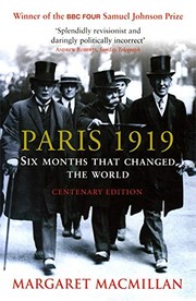 Cover of: Peacemakers Six Months That Changed the World by Margaret MacMillan