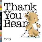 Cover of: Thank You Bear