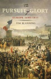 Cover of: The Pursuit of Glory by Tim Blanning